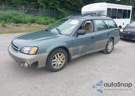 2002 Subaru Outback from USA, damaged, VIN 4S3BH665X27620355
